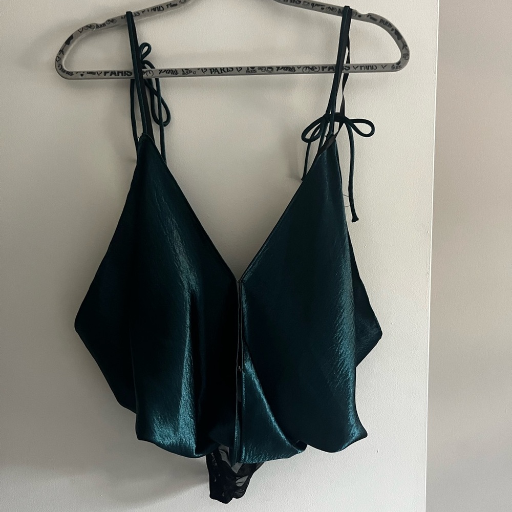 Free people emerald body suit